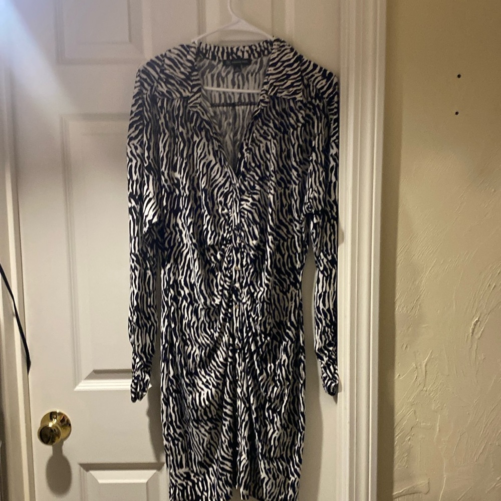 brand new zebra style dress